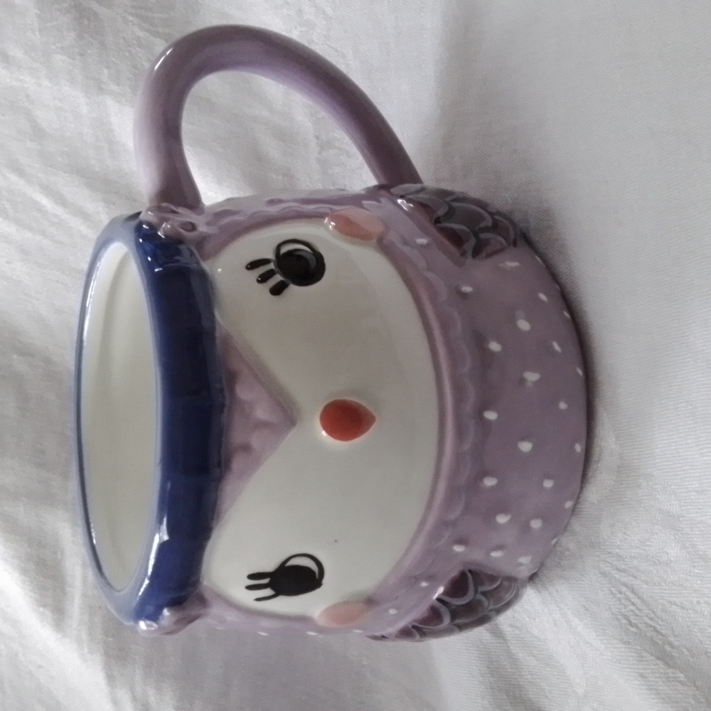 Sur La Table Earthenware Owl Mug